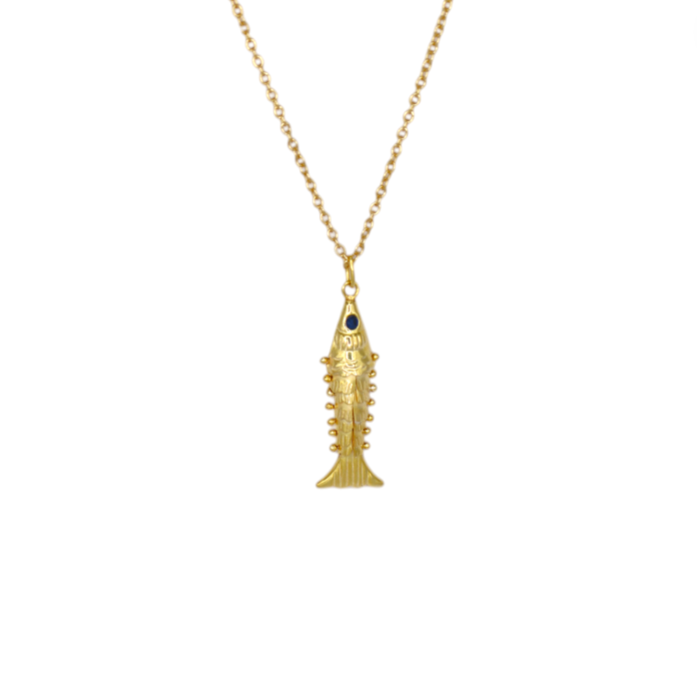Articulated Fish Necklace