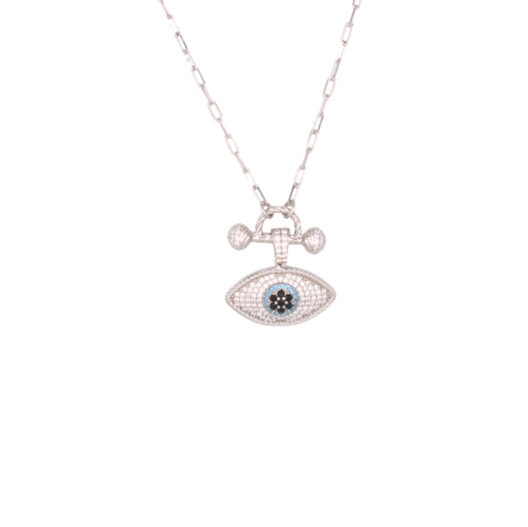 Knuckle Evil Eye Necklace