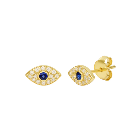 Pavé Evil Eye Stud