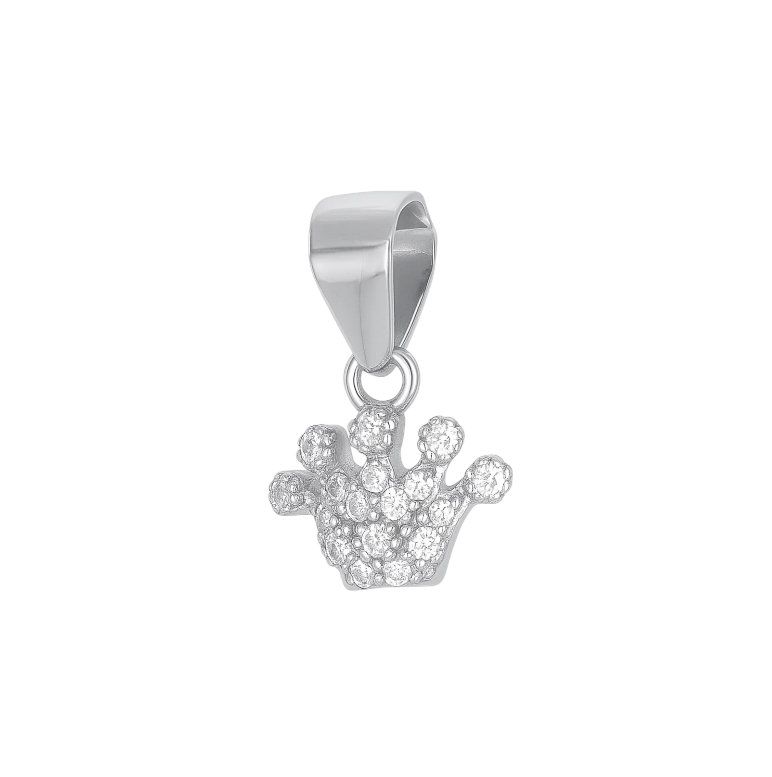 Pavé Crown Charm