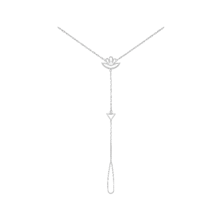 Sparkling Eye Triangle Hand Chain