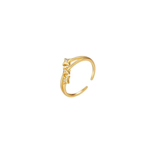 Trio Stars Illusion Ring