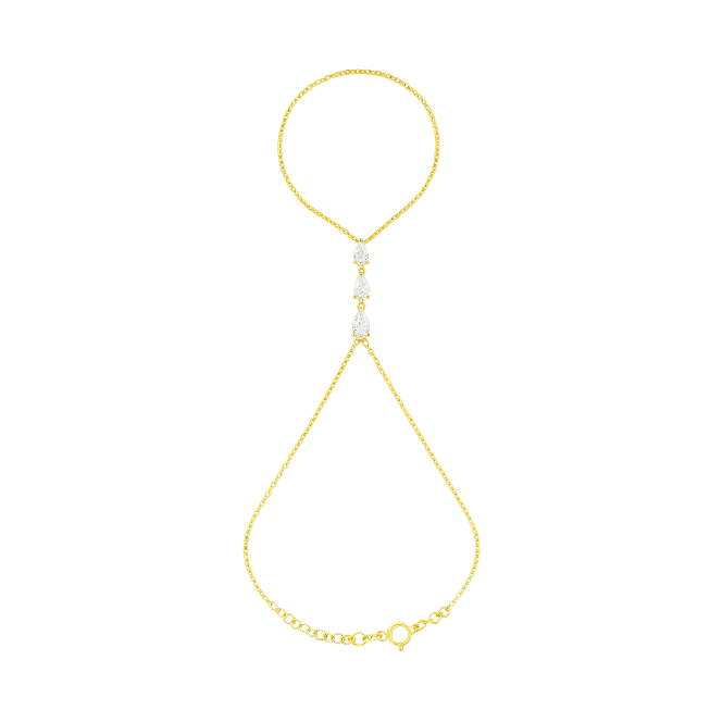 Triple Pears Handchain