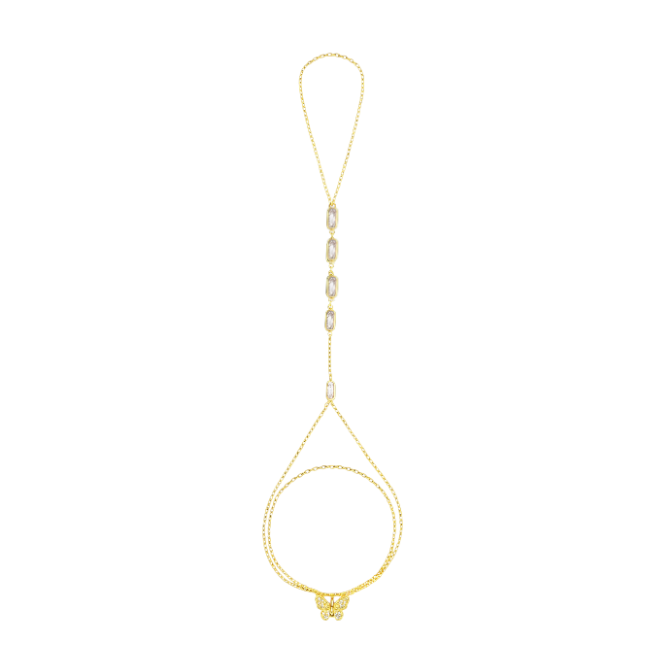 Multi Connected Baguettes Handchain