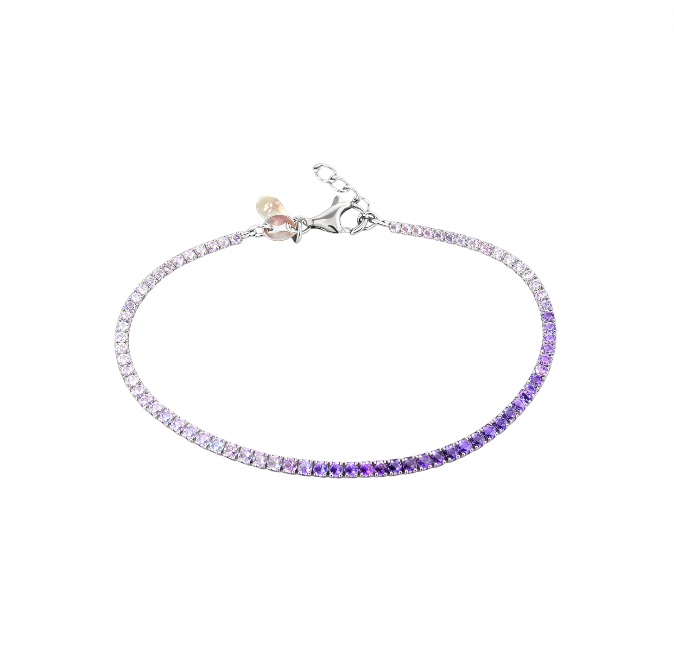 Thin Ombre Tennis Bracelet