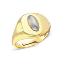 Silver Marquee Signet Ring