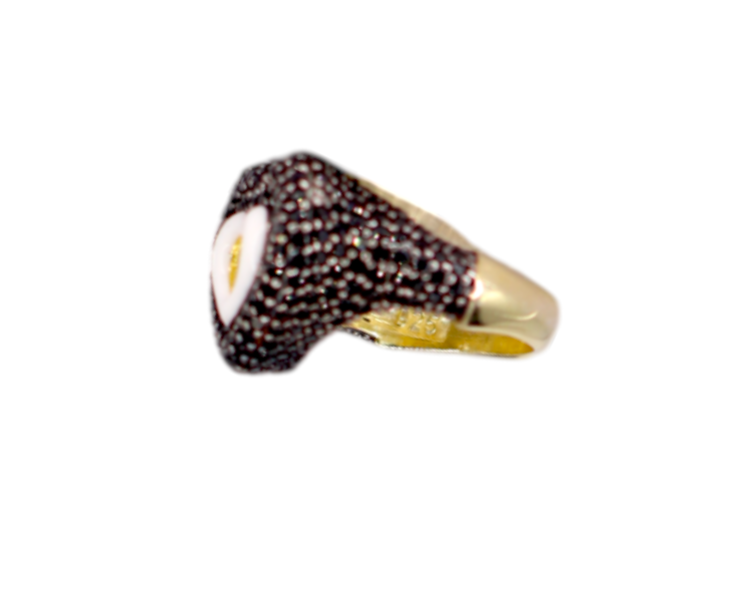 Candy Heart Signet Ring