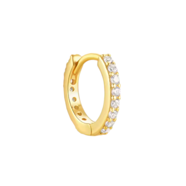 Thin pavé hoops