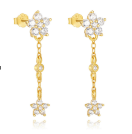 Flora Bloom Tassel Earring