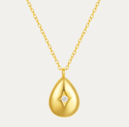 Teardrop Crystal Necklace
