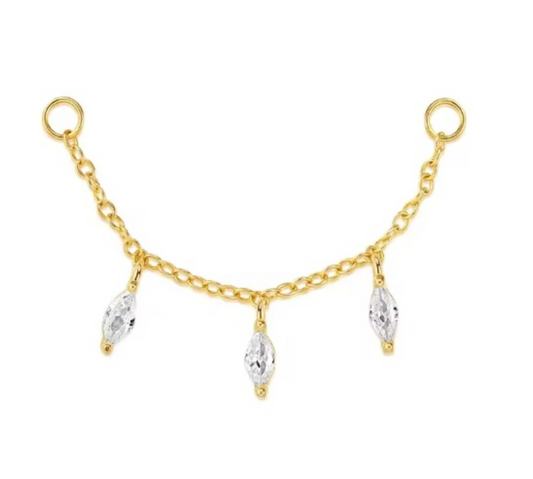 Drop Marquise Rhombus Connector