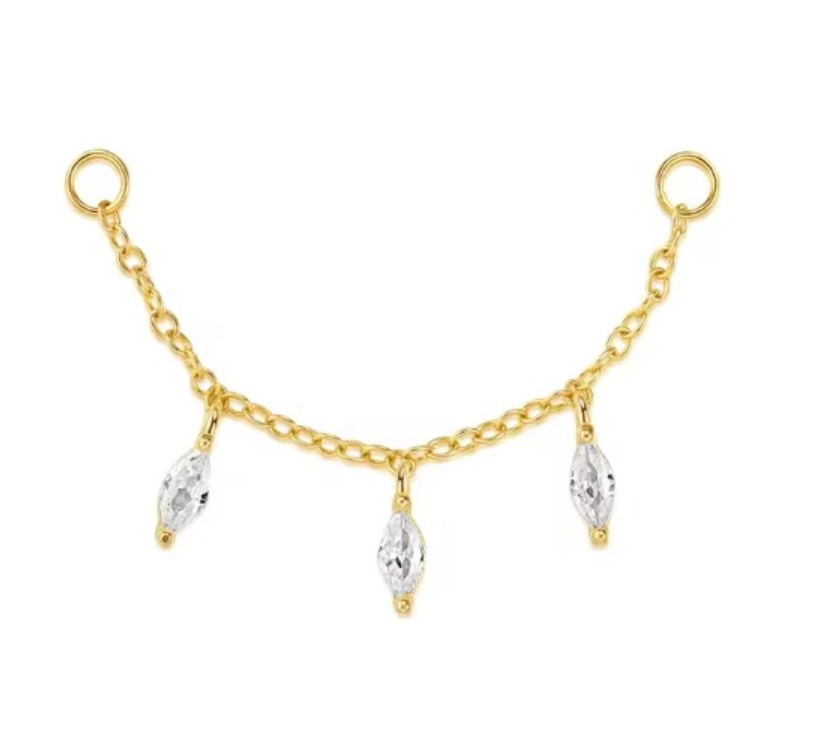 Drop Marquise Rhombus Connector