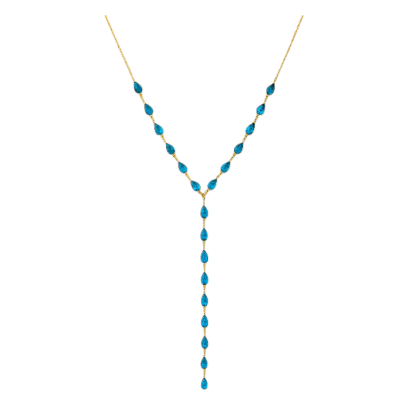 Teardrops Lariat Necklace