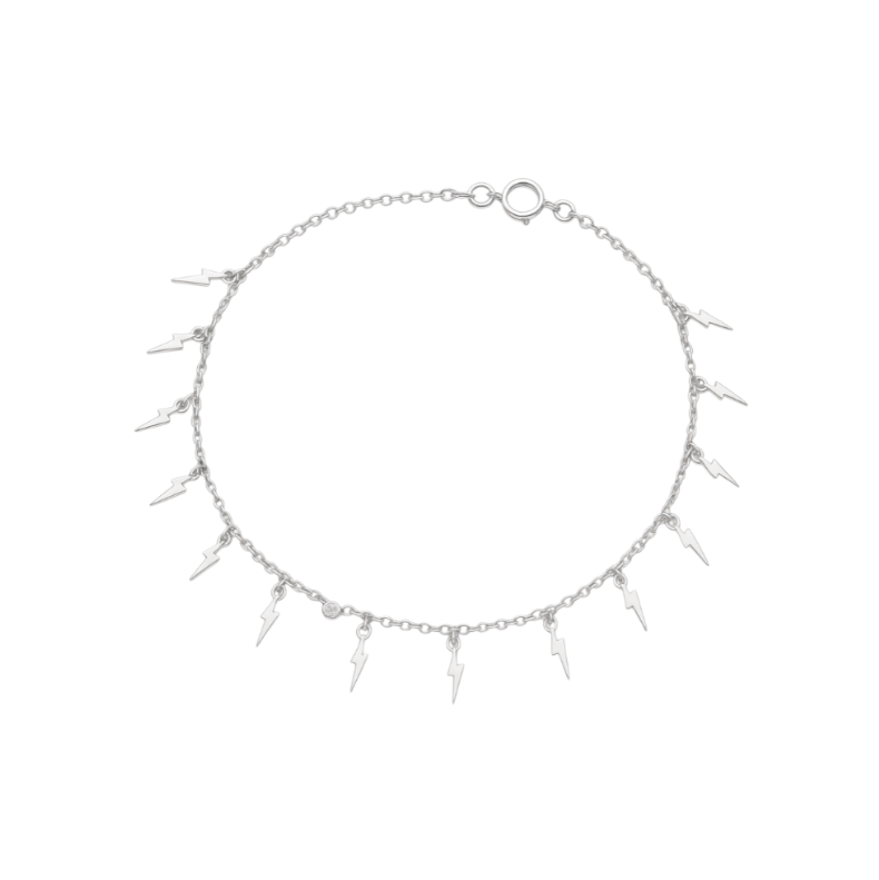 Dangling Lightning Strikes Anklet