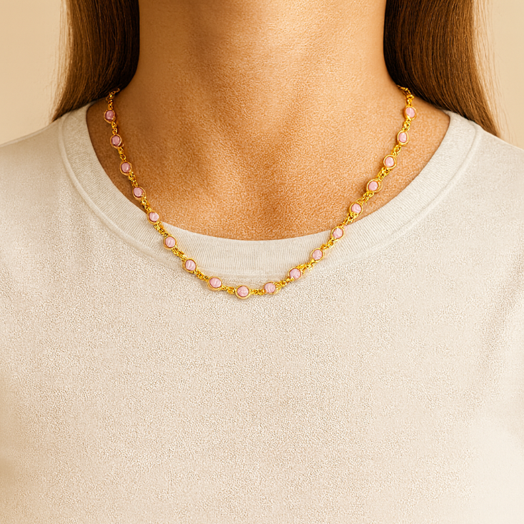 Circle Sparkles Necklace