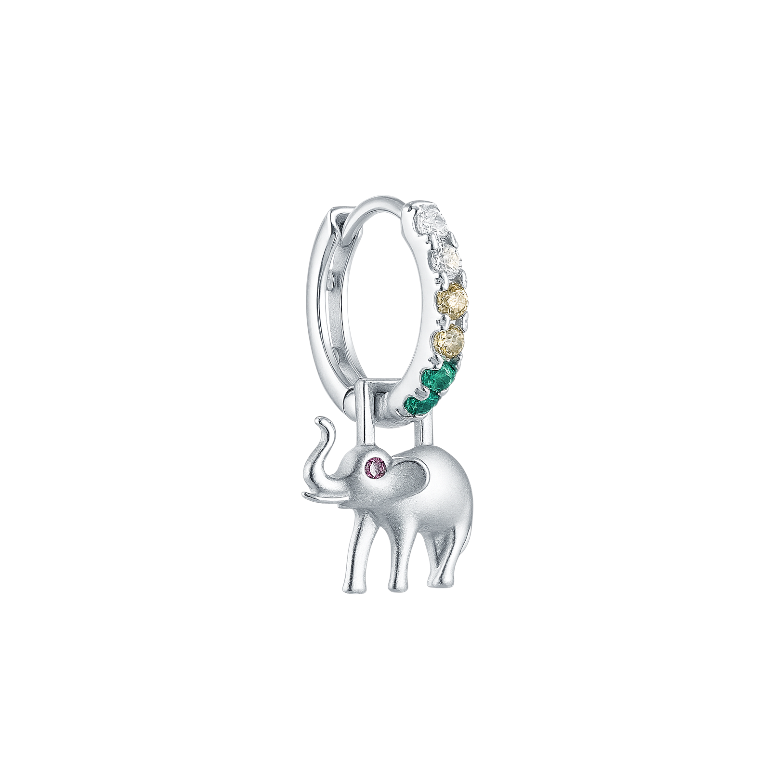 Green Elephant Hoop
