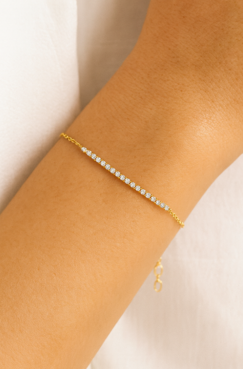 Pavé Bar Bracelet