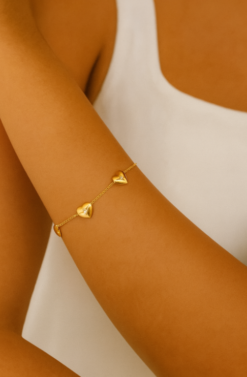 Triple North Star Hearts Bracelet