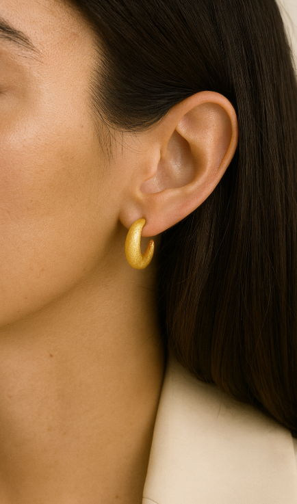 Thick Textured Hoops