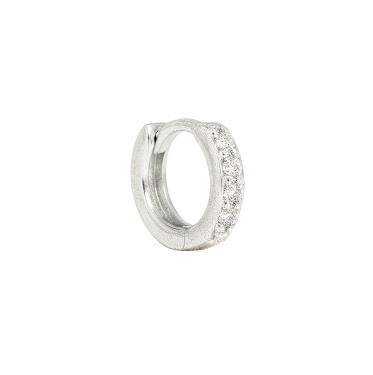 Thin pavé hoops