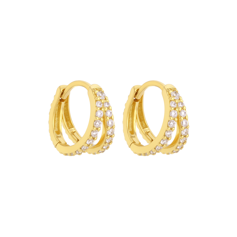 Double Pavé Hoop