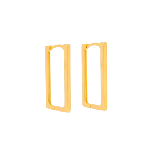 Bold Rectangle Hoops