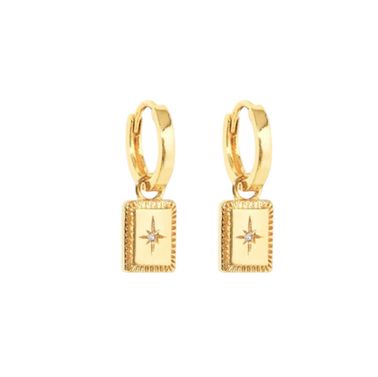 Shining Star Rectangular Hoops