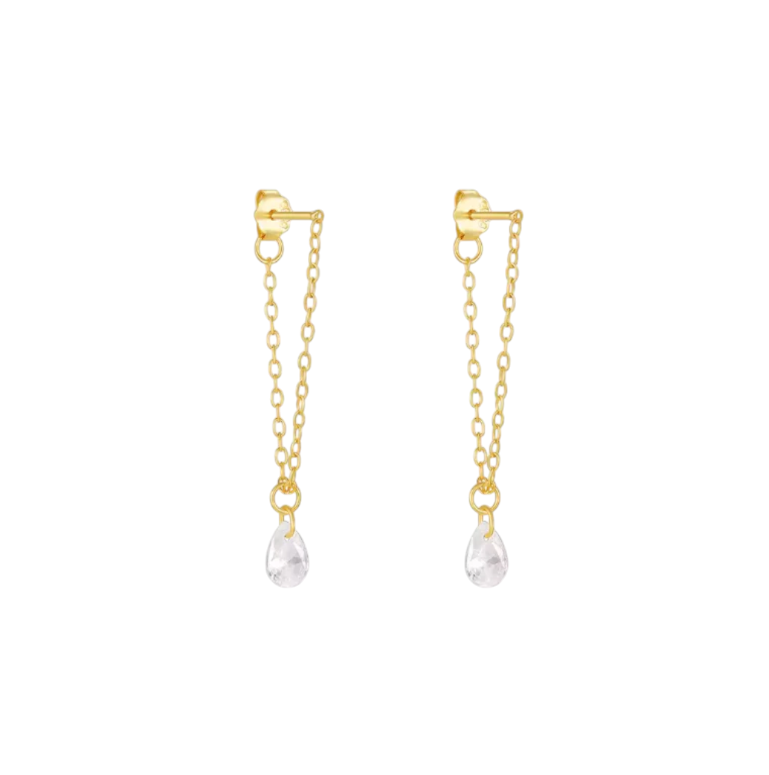 Crystal Tassel Hoop