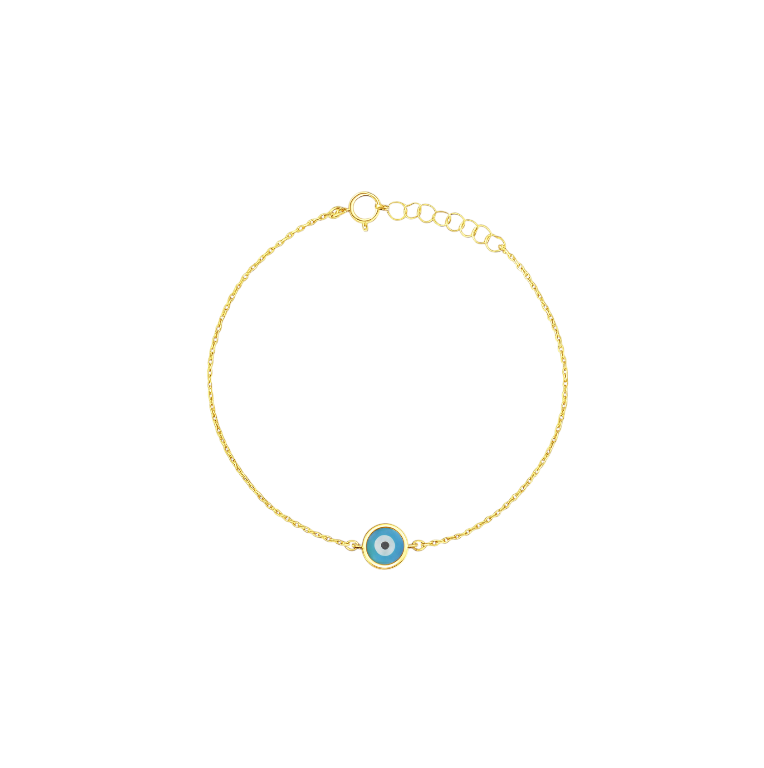 Circle Evil Eye Bracelet