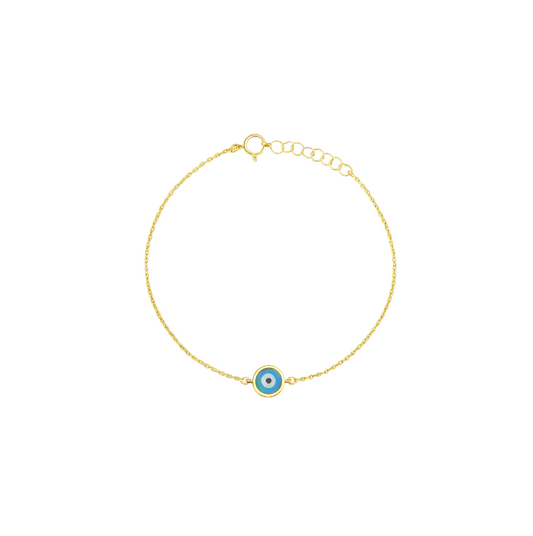 Circle Evil Eye Bracelet