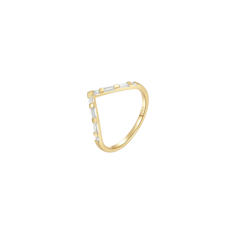 Baguettes V Ring