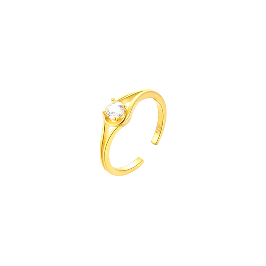 Circle Stone Ring