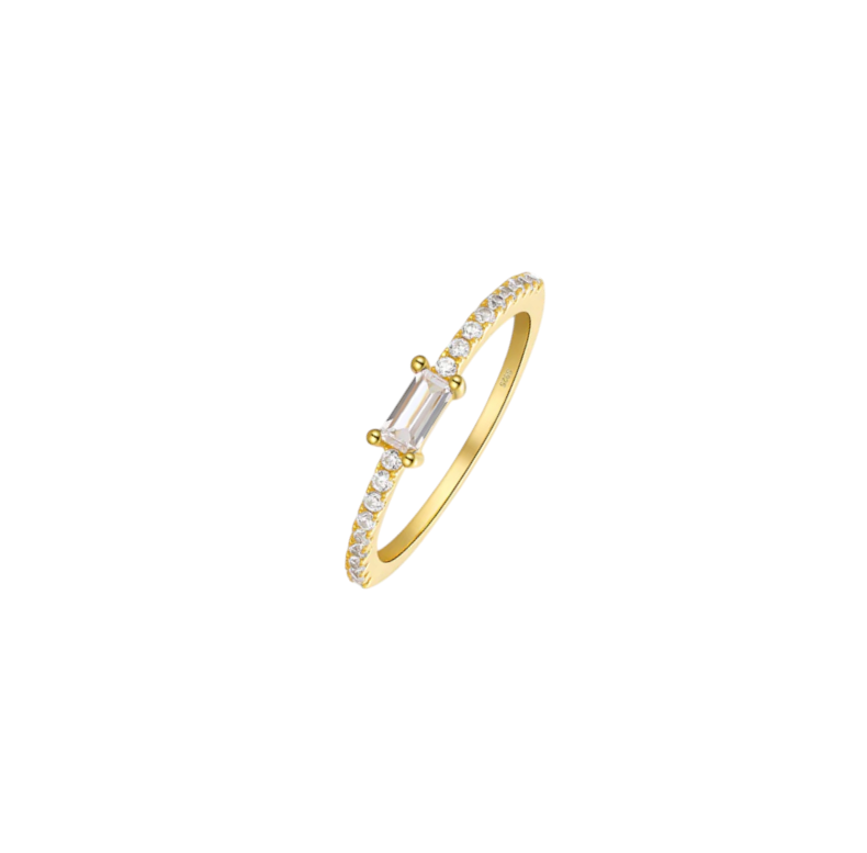 Baguette Pavé Ring