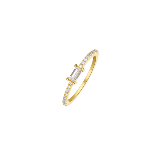 Baguette Pavé Ring