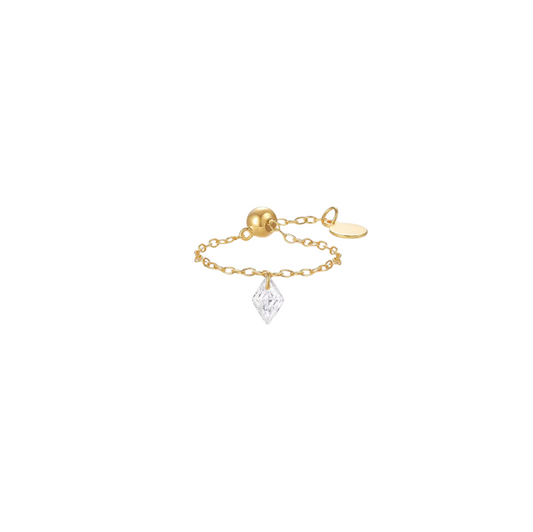 Dangling Crystal Rhombus Chain Ring