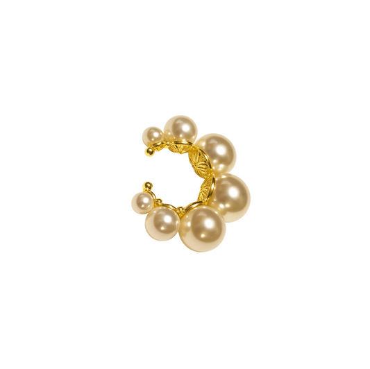 Big Bubbly Pearls Earcuff