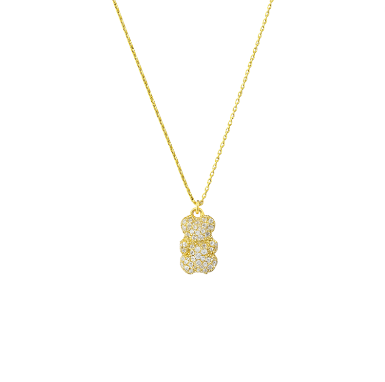 Pavé Teddy Necklace