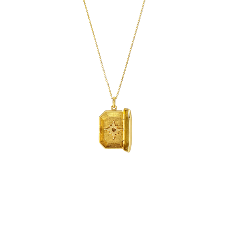North Star Octa Locket Necklace