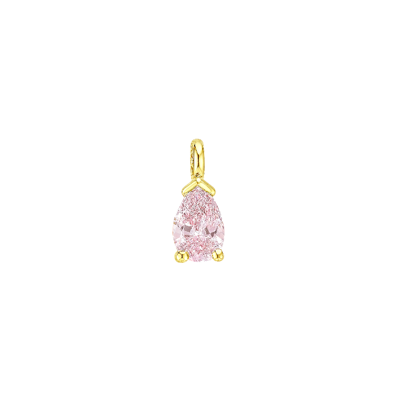 Pear Crystal Charm