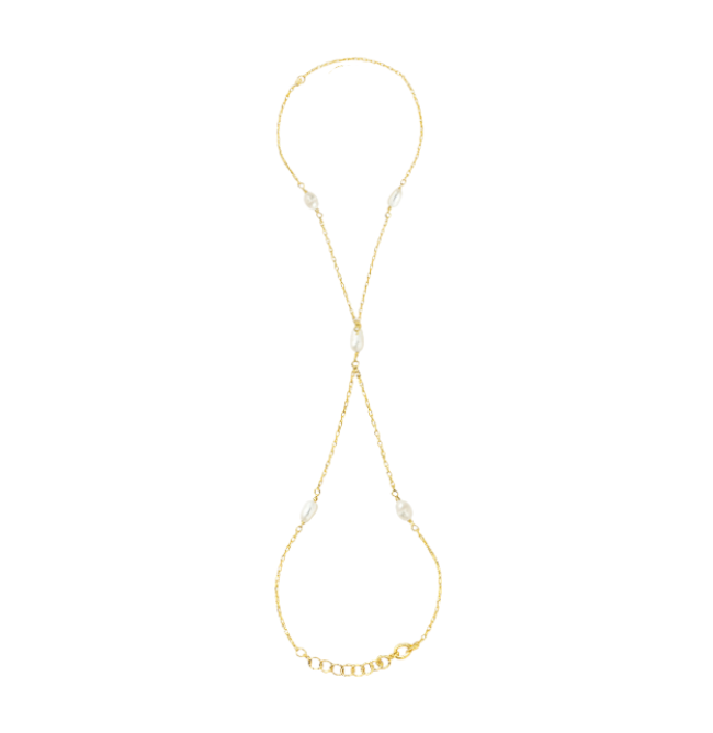 Mini Pearls Handchain