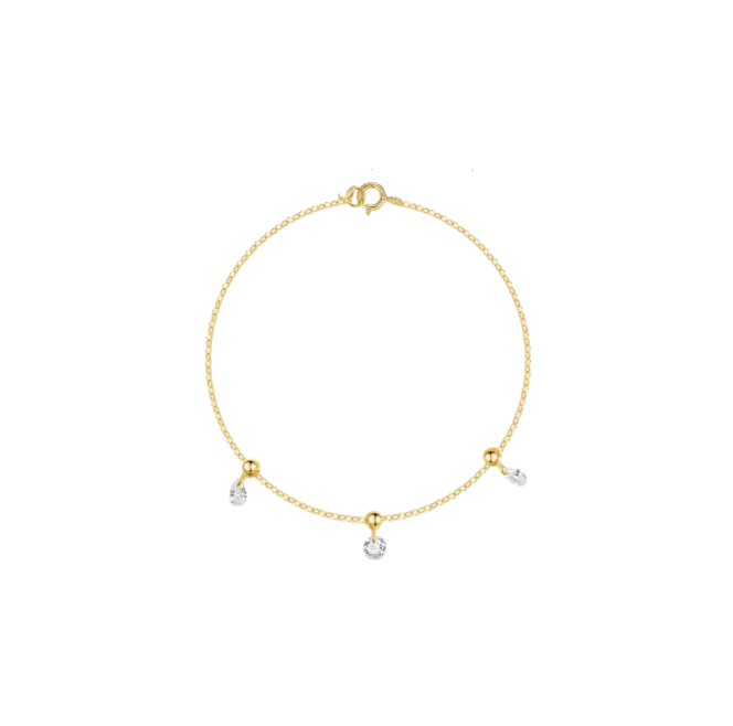 Dangling Crystals Bracelet