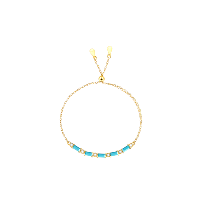 Turquoise Baguettes Bracelet