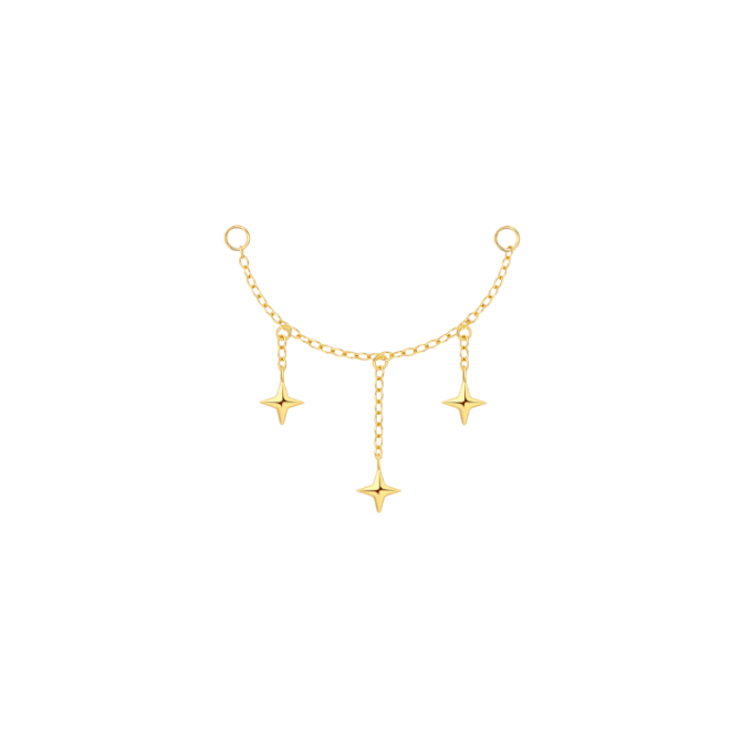 Triple Dangling Stars Chain Connector