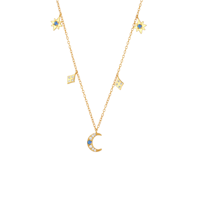 Dangling Cosmic Charms Necklace