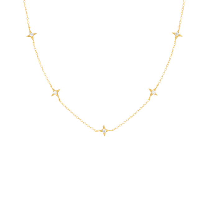 Galaxy Stars Necklace