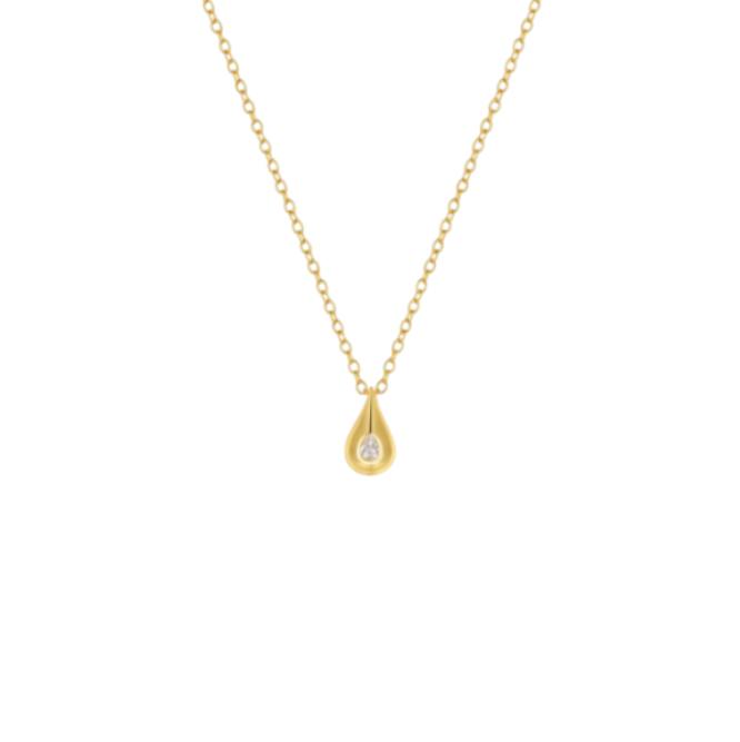 Bold Teardrop Sparkle Necklace