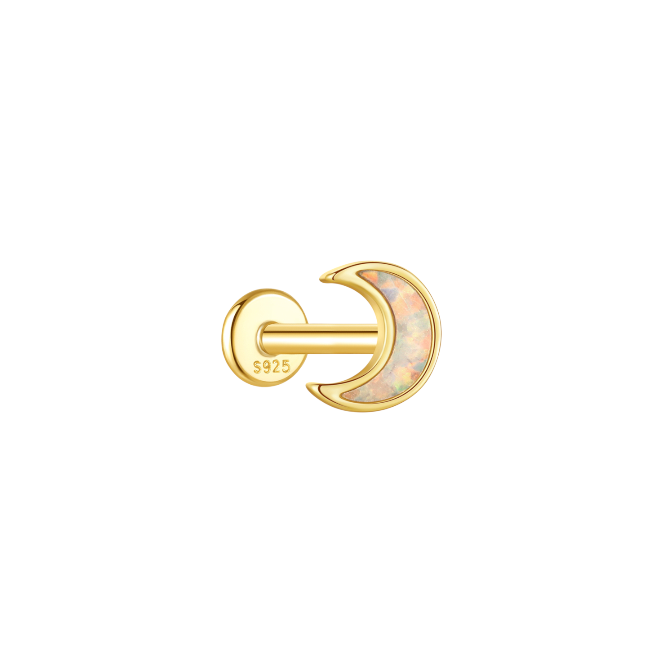 Opal Moon Stud