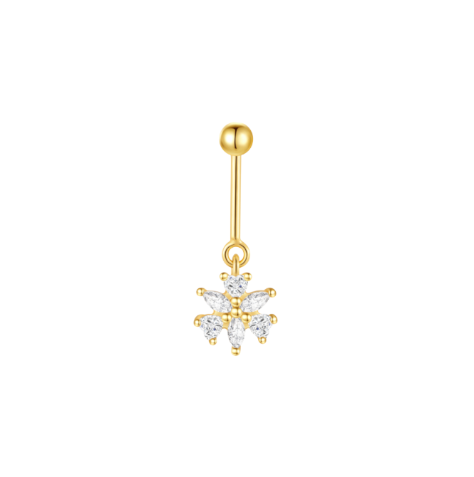 Snowflake Bar Stud