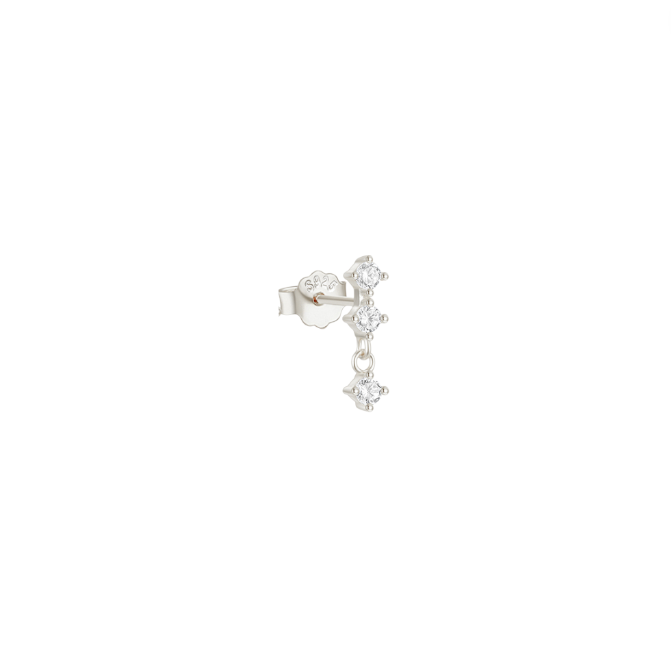 Triple Circles Dangle Stud