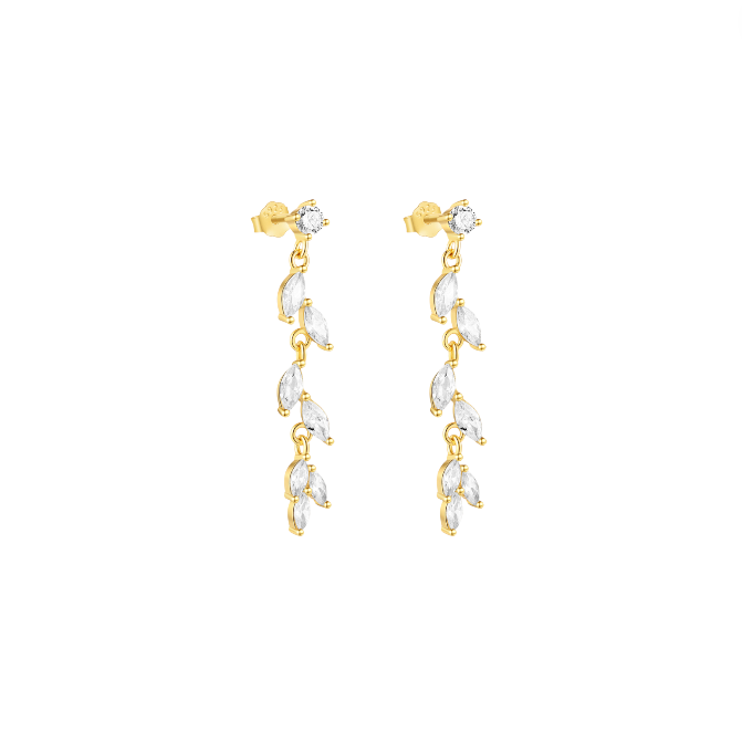 Dancing Petals Tassel Earring